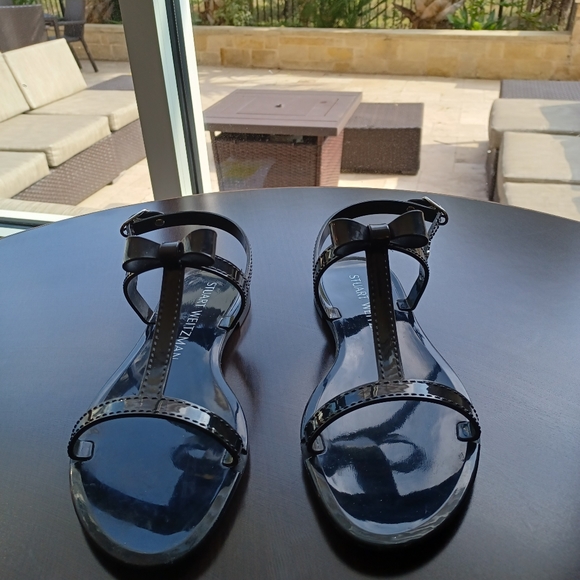 NEW!Stuart Weitzman Noir Sandals - Picture 2 of 4